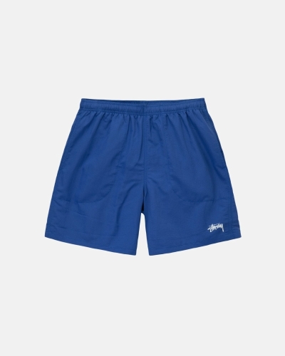 Deep Blue Stussy Stock Men's Shorts | SAU-135704