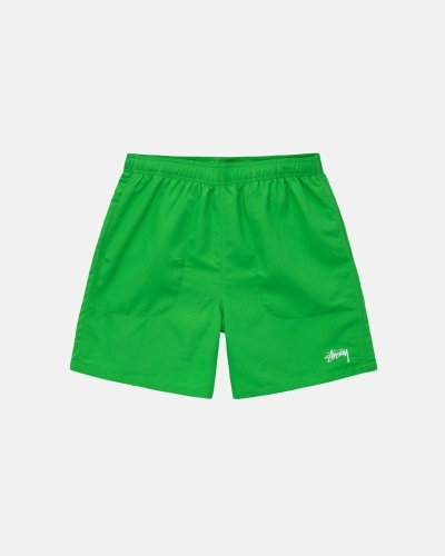 Green Stussy Stock Men's Shorts | LKD-623740