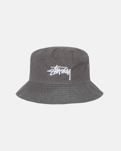 Grey Stussy Thermochromatic Men's Bucket Hats | FUQ-469871