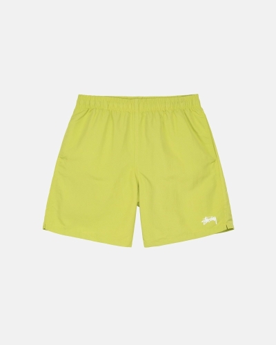 Light Green Stussy Stock Men's Shorts | LWR-783021