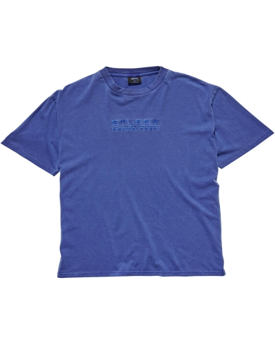 Navy Stussy Designs Corp. BF Women's T Shirts | TRP-613875