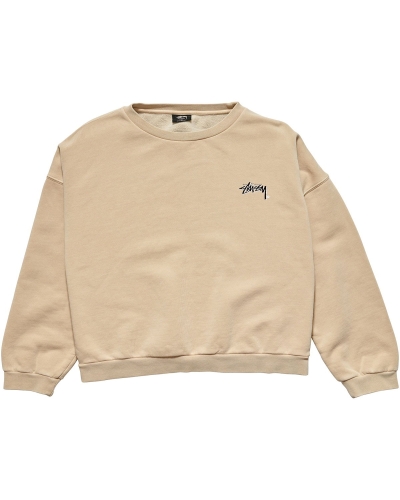 Orange Stussy Parkway OS Crew Women's Sportswear | MAG-291045