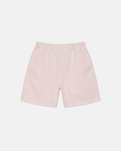 Pink Stussy Overdyed Stock Logo Men's Shorts | BLT-750984