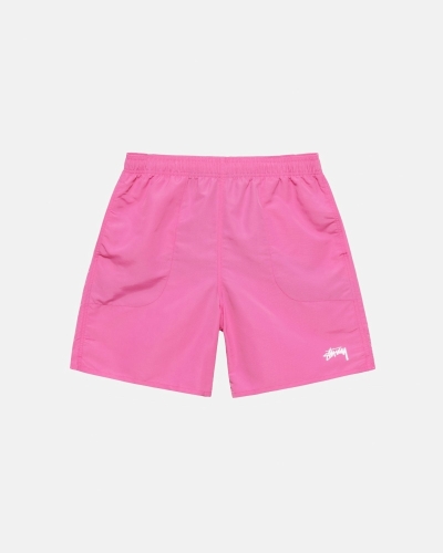 Pink Stussy Stock Men's Shorts | PZO-281304