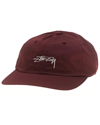 Red Stussy Authentic Satin Low Pro Men's Hats | BQP-729645